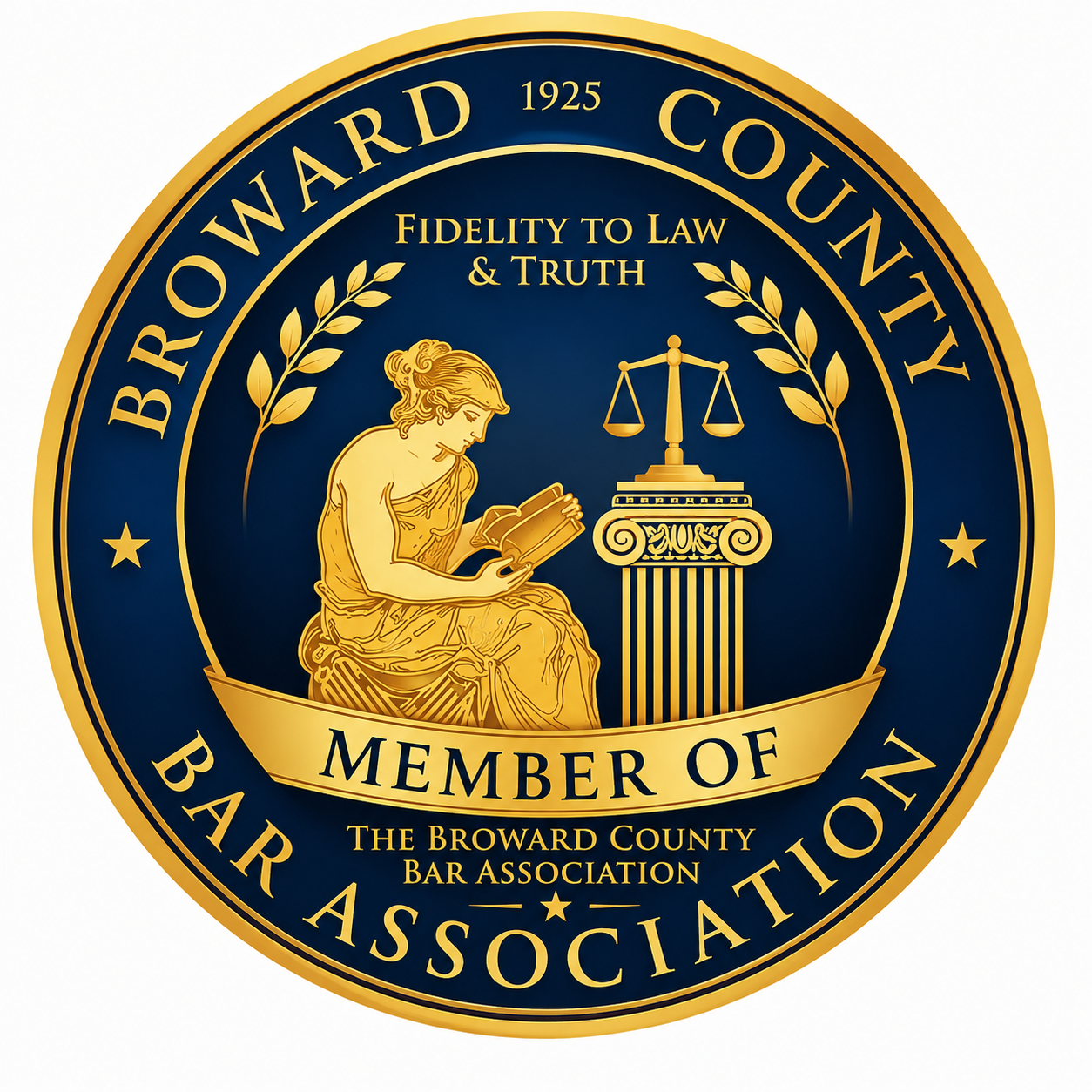 Broward County Bar Association member seal